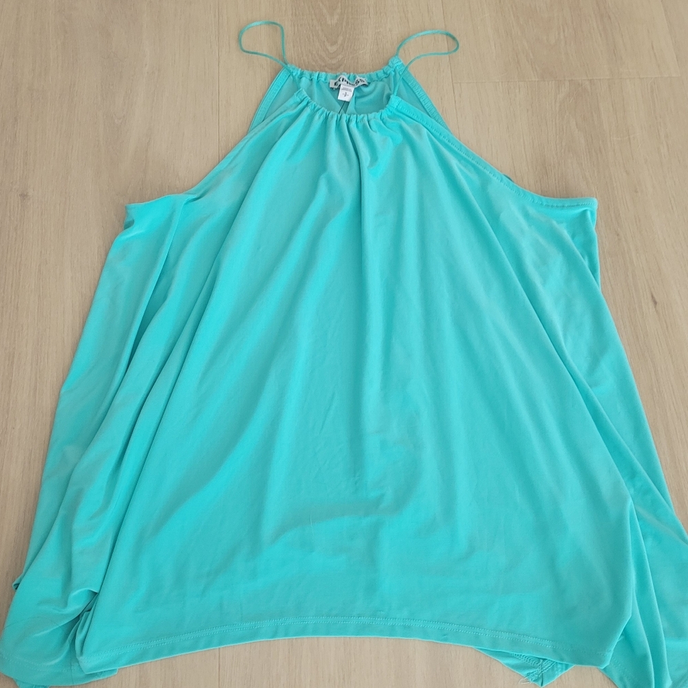 Express Aqua Halter Camisole Size Small NWT